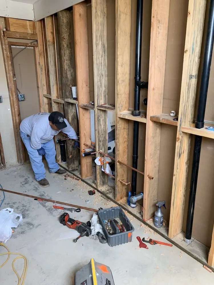 Commercial rough-in plumbing for Gas Line Repair in Diamond Bar